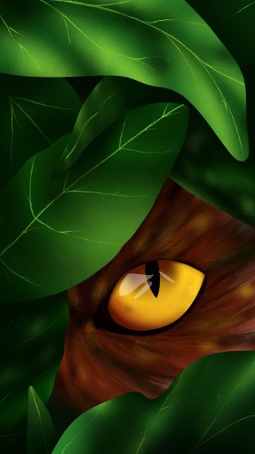 Jungle Eyes iPhone Wallpaper