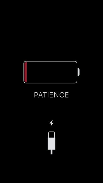 Patience iPhone Wallpaper