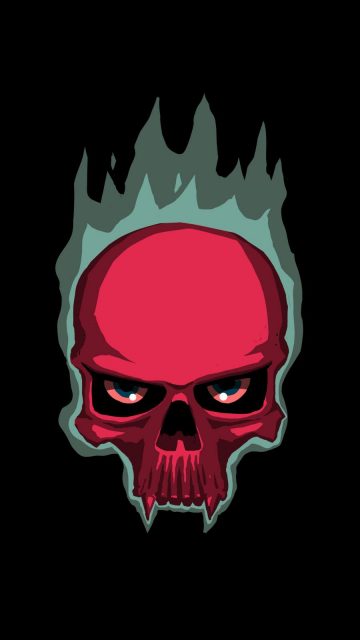 Red Skull iPhone Wallpaper