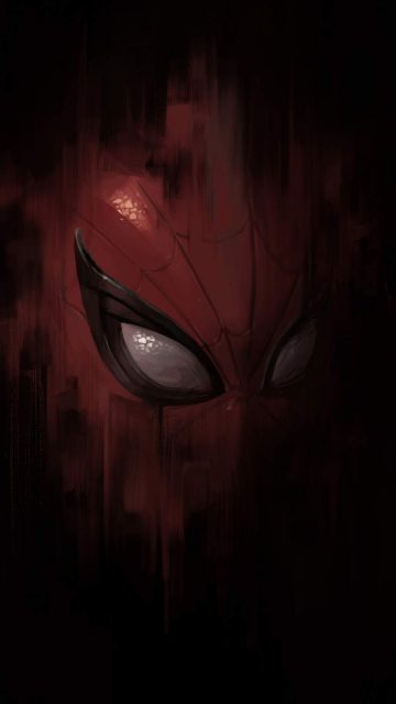 Spiderman Mask iPhone Wallpaper