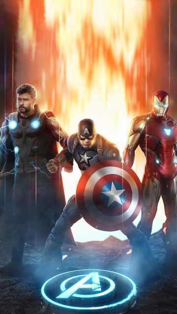 Avengers Trinity iPhone Wallpaper