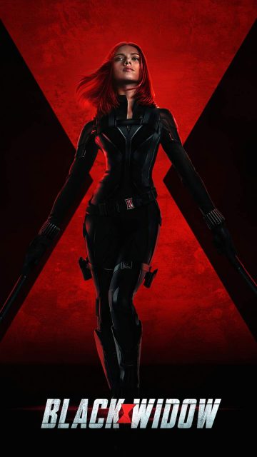 Black Widow Poster iPhone Wallpaper