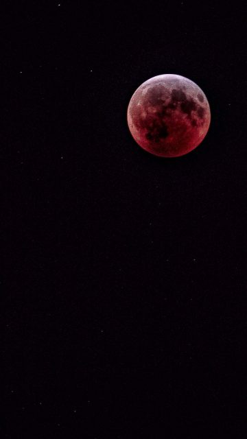 Bloody Moon iPhone Wallpaper