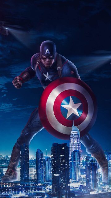 Captain America 2020 Art iPhone Wallpaper