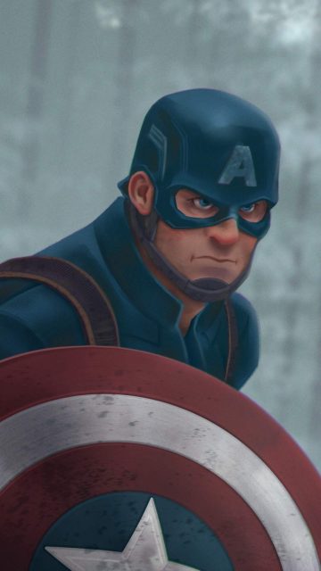 Captain America iPhone Wallpaper