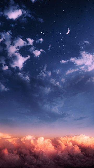 Cloudy Sky iPhone Wallpaper