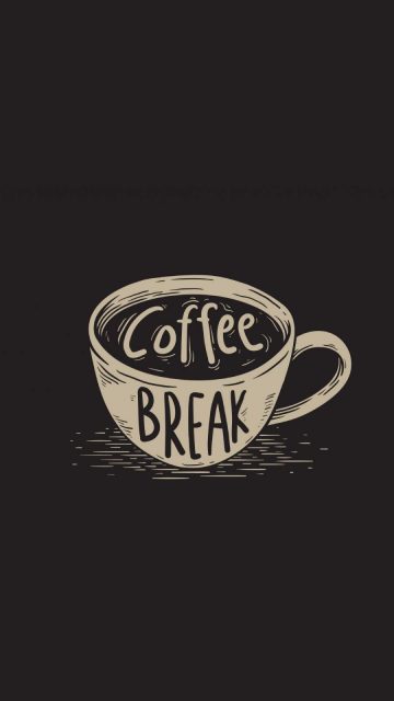 Coffee Break iPhone Wallpaper