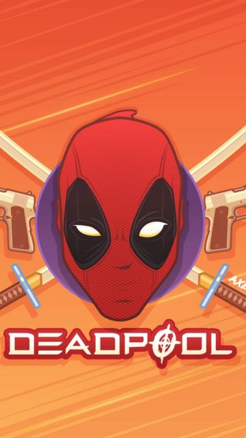 Deadpool Artworks iPhone Wallpaper