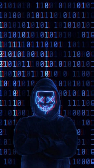 Hacker Man iPhone Wallpaper