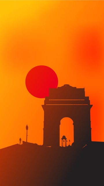 India Gate iPhone Wallpaper