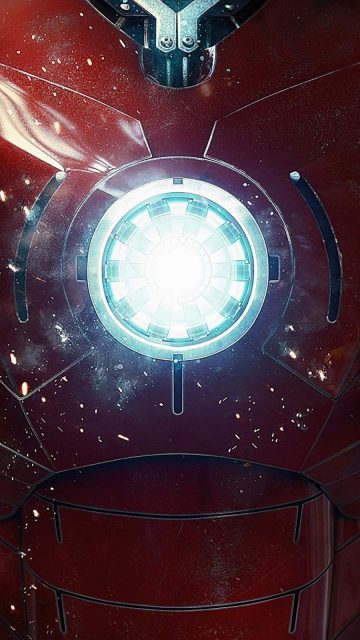 Iron Man Arc Reactor Armor iPhone Wallpaper