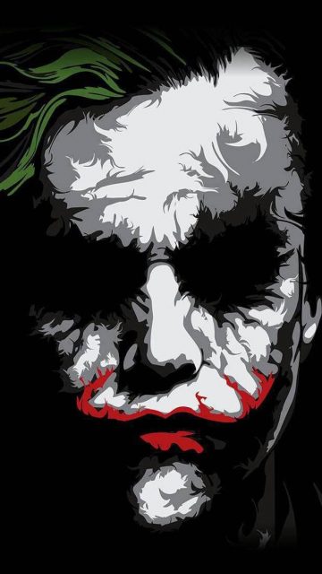 Joker Face iPhone Wallpaper