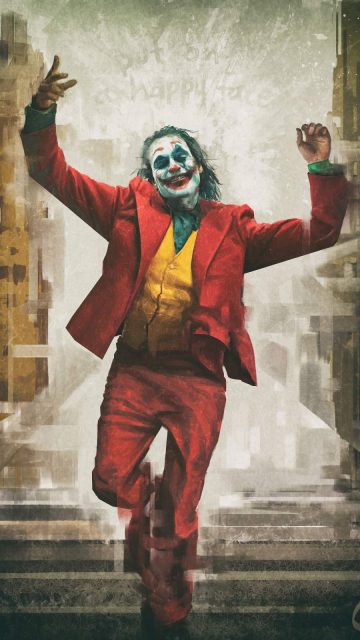 Joker Happy Face iPhone Wallpaper