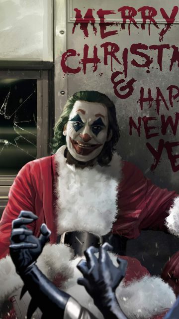 Joker Happy New Year iPhone Wallpaper