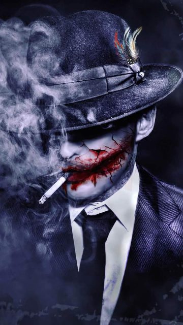 Joker Hat iPhone Wallpaper