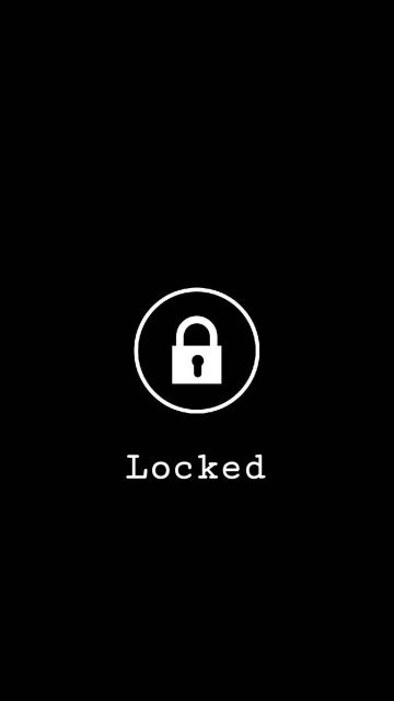 Locked iPhone Wallpaper