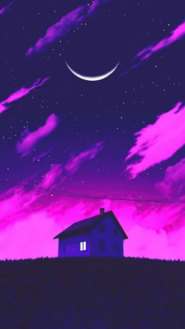 Magical Night iPhone Wallpaper