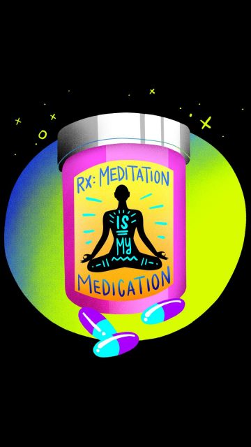 Meditation Medication iPhone Wallpaper