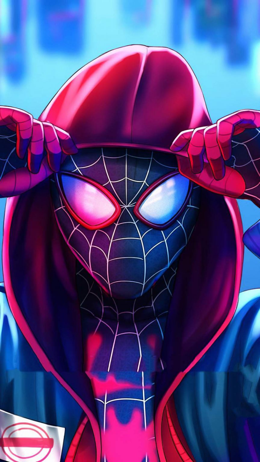 Miles Spiderman Hoodie iPhone Wallpaper - iPhone Wallpapers : iPhone