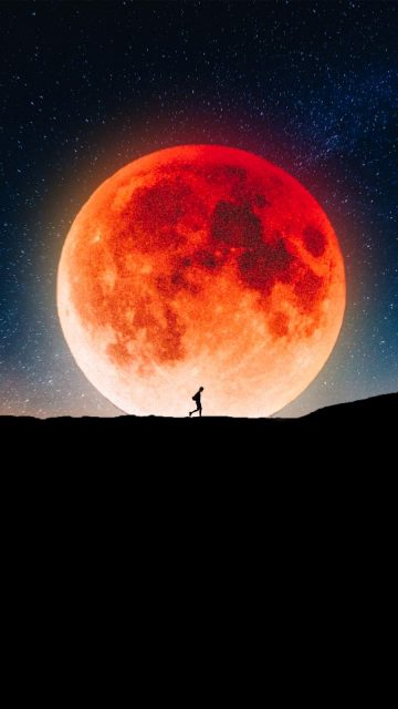 Moon Walk iPhone Wallpaper