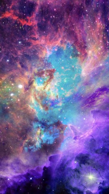 Nebula Mix iPhone Wallpaper