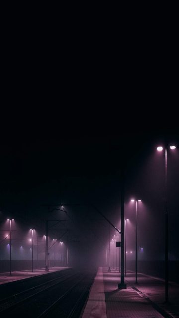 Night Lights iPhone Wallpaper