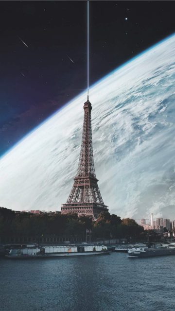 Paris Elysium iPhone Wallpaper