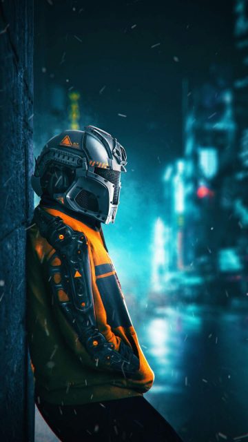 Robo Guy iPhone Wallpaper