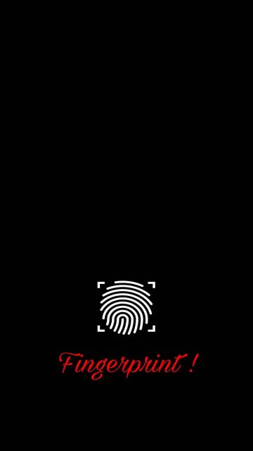 Screen Fingerprint Sensor iPhone Wallpaper