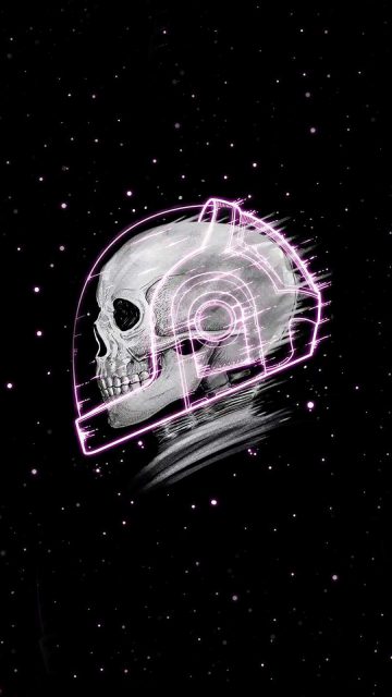 Skull Stars iPhone Wallpaper