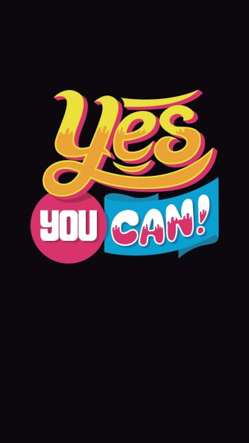 Yes You Can iPhone Wallpaper