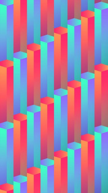 Abstract Blocks iPhone Wallpaper