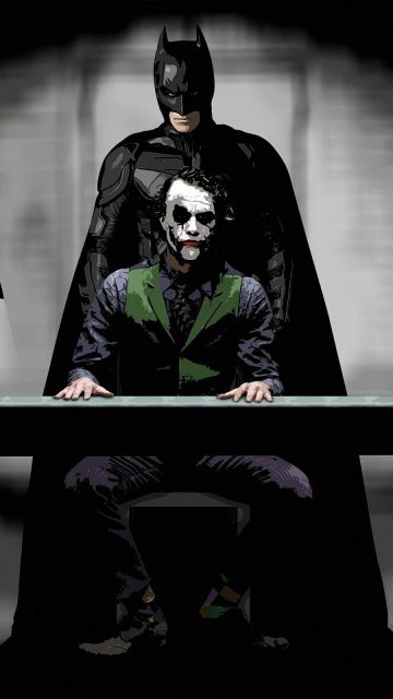 Batman and Joker iPhone Wallpaper