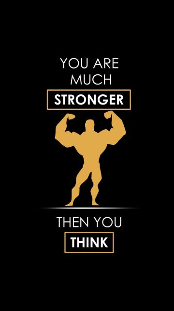 Be Strong Quote iPhone Wallpaper