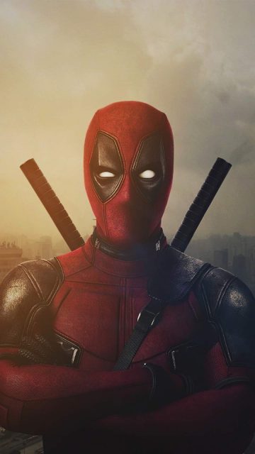 Deadpool Portrait iPhone Wallpaper