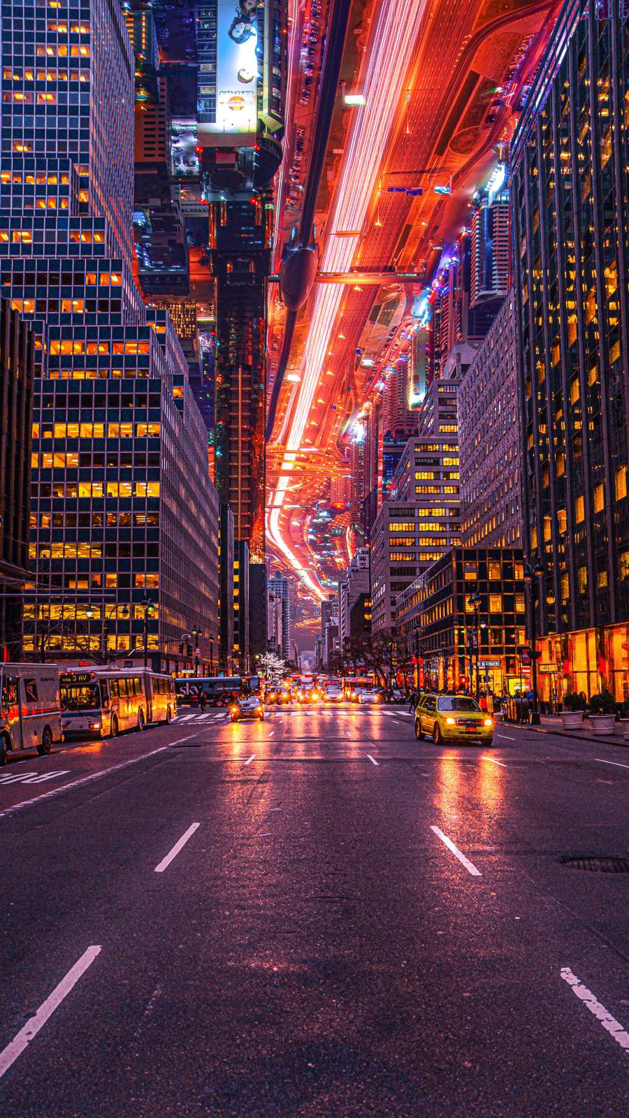 Inception City iPhone Wallpaper