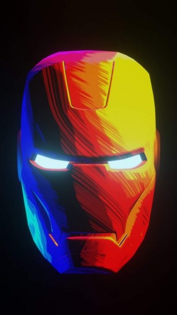 Iron Man Abstract iPhone Wallpaper