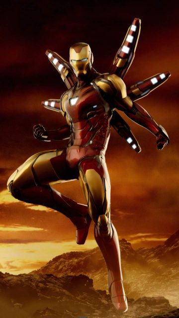 Iron Man Final Suit iPhone Wallpaper