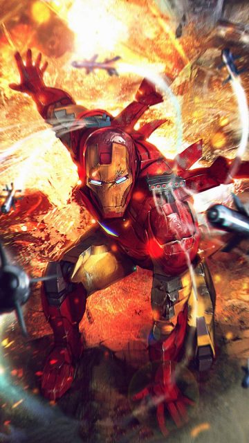 Iron Man Weapon iPhone Wallpaper