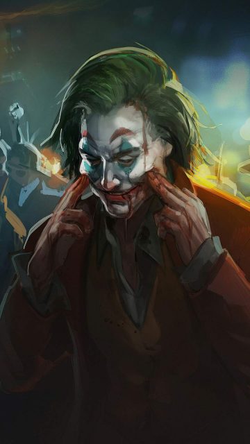 Joker Always Smile iPhone Wallpaper