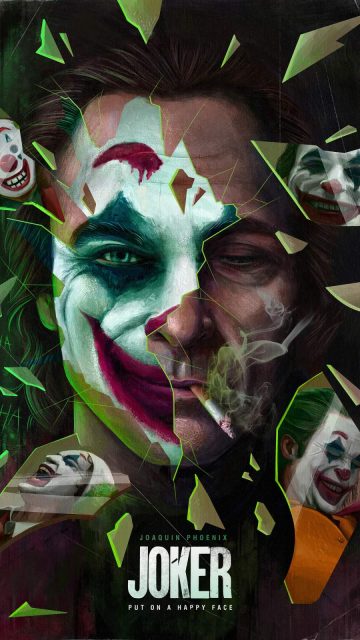 Joker Artwork iPhone Wallpaper