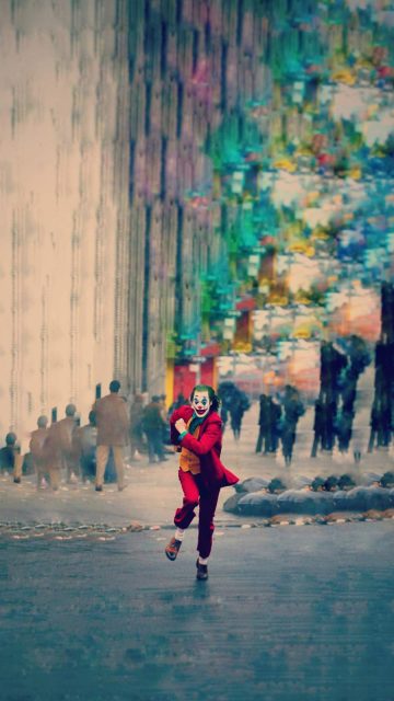 Joker Run iPhone Wallpaper