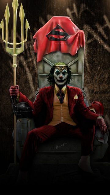 King Joker iPhone Wallpaper