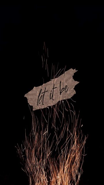 Let it Be iPhone Wallpaper