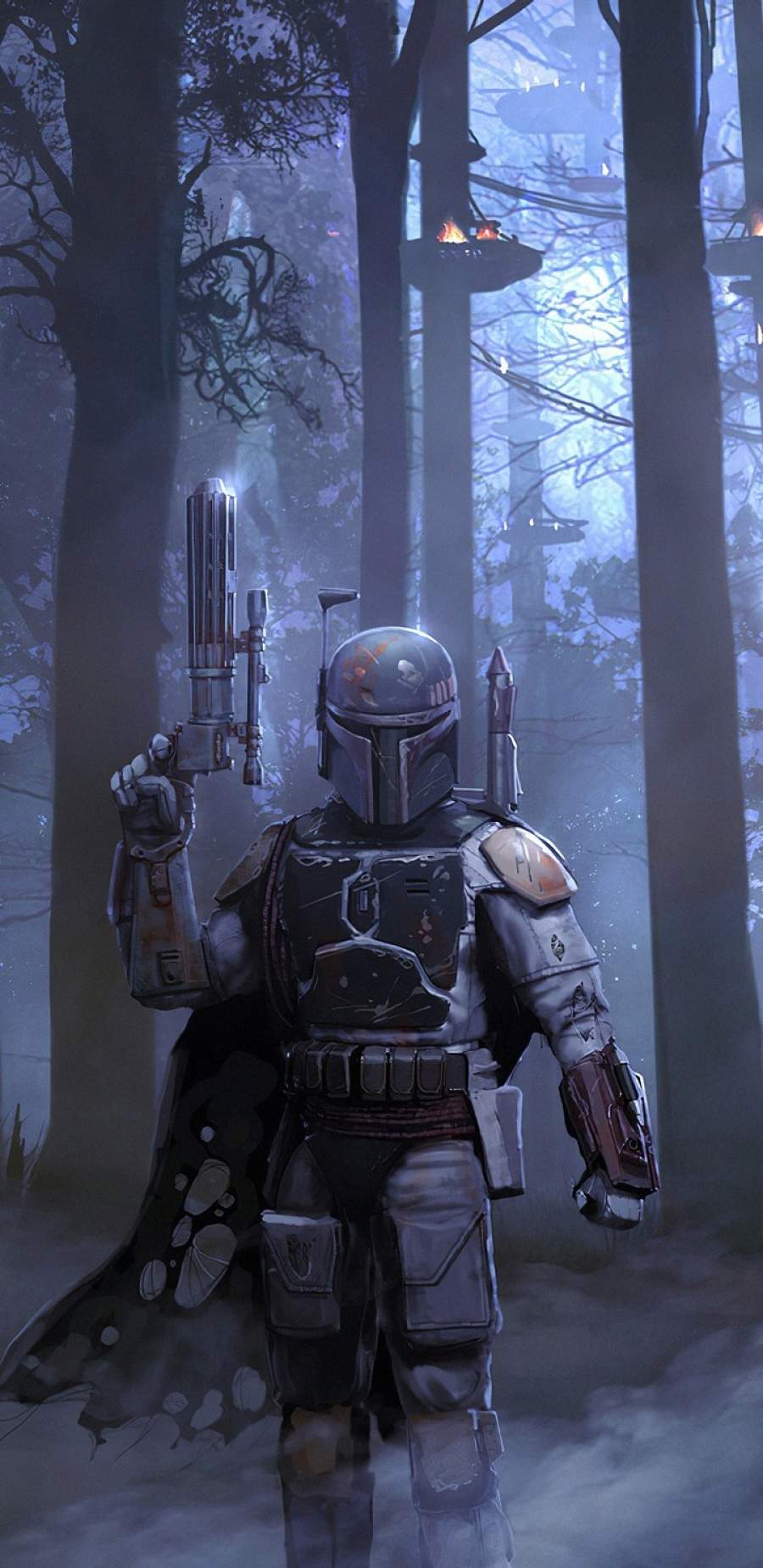The Mandalorian wallpapers OLED iPhone screens edition