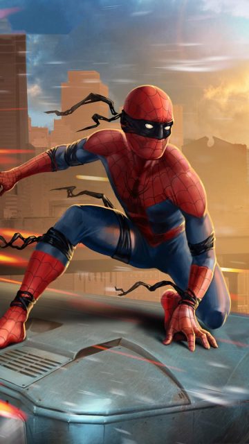 Ninja Spider Man iPhone Wallpaper