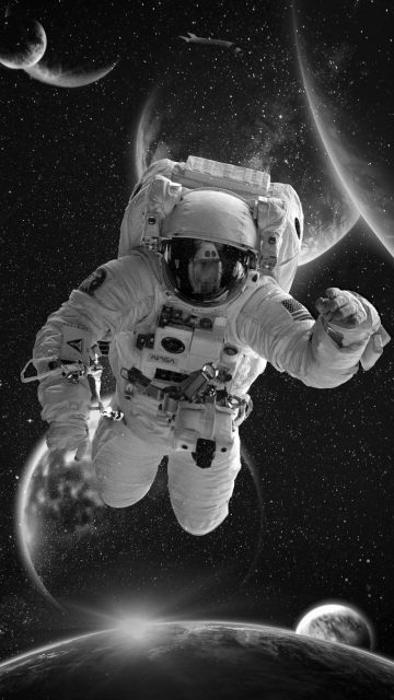 Space Astronaut iPhone Wallpaper