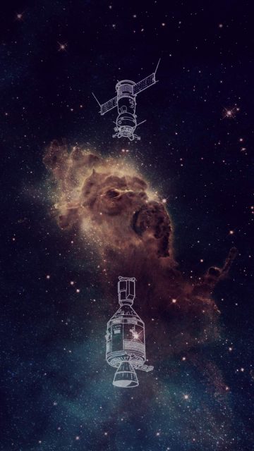 Star Voyage iPhone Wallpaper
