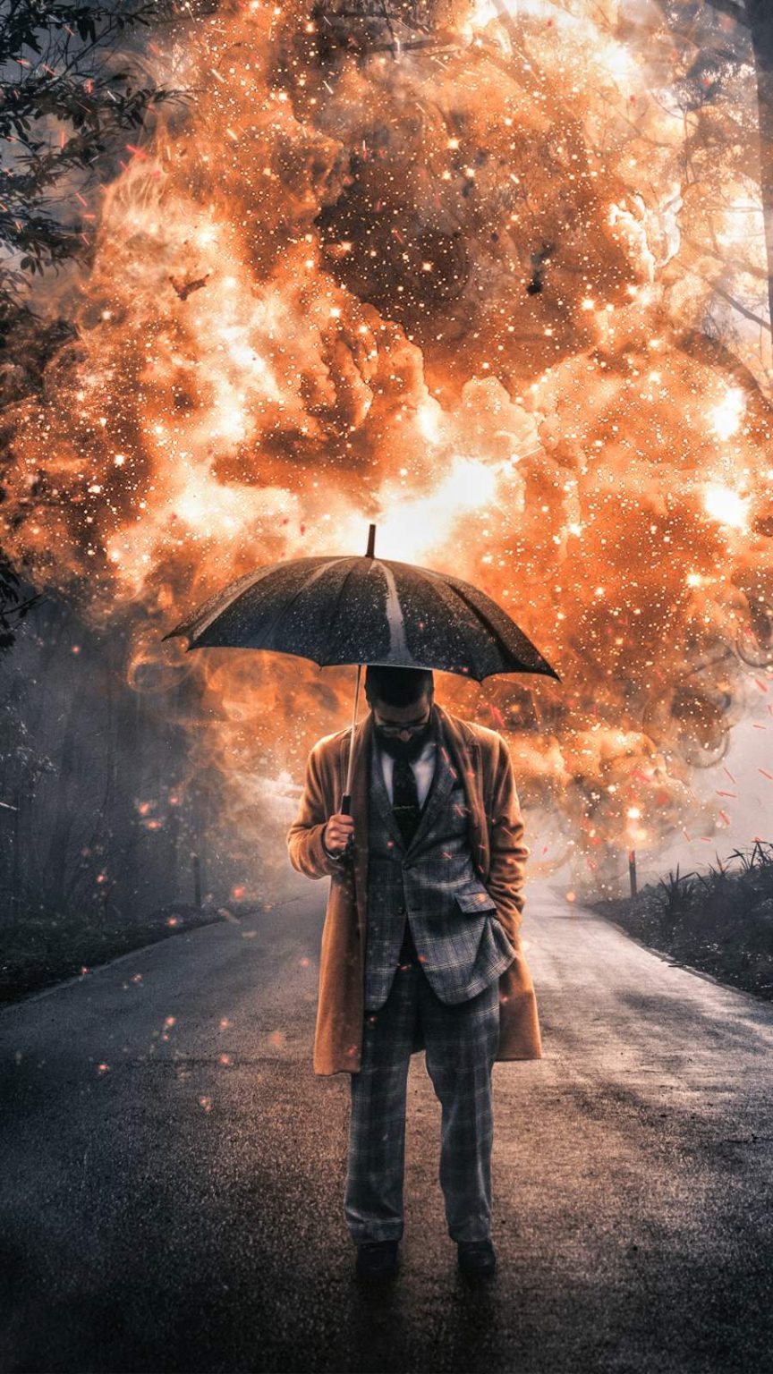 Umbrella Guy IPhone Wallpaper IPhone Wallpapers iPhone Wallpapers