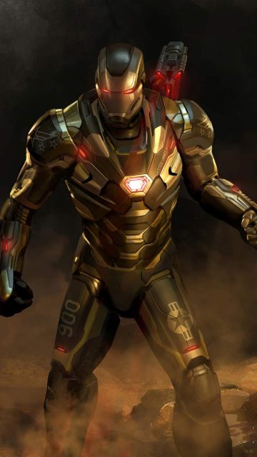 War Machine 4K iPhone Wallpaper